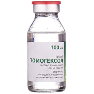 Томогексол р-р д/ин. 300мг йода/мл фл. 100мл №1