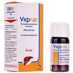 Укрлів сусп. оральн. 250мг/5мл фл. 30мл