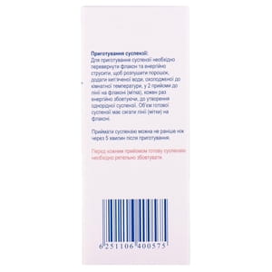 Цефодокс пор. д/орал. сусп. 100мг/5мл фл. 50мл