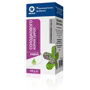 Солодки корня сироп фл. 100г