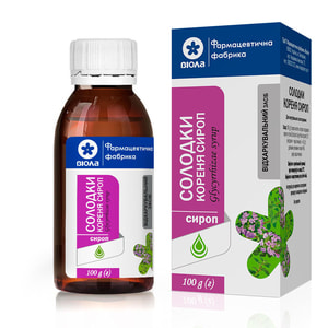 Солодки корня сироп фл. 100г