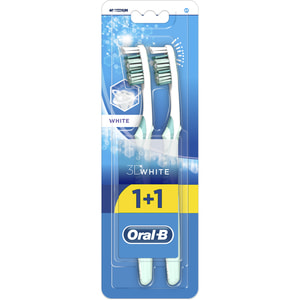 Зубная щетка ORAL-B (Орал-би) 3D Advantage White (3 ДЭ Адвантедж вайт) 2 шт