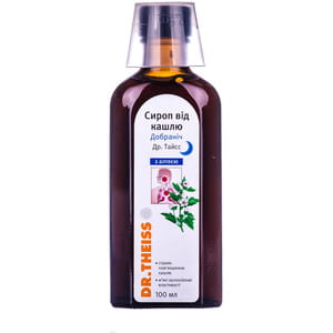 Сироп от кашля Доктора Тайсса Добранич с алтеем 100 мл