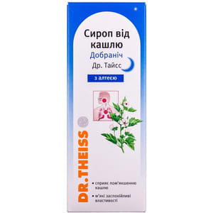 Сироп от кашля Доктора Тайсса Добранич с алтеем 100 мл