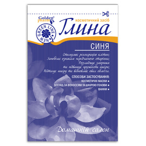 Глина косметическая синяя Голден-фарм 60 г