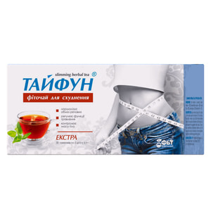 Фіточай Тайфун Екстра для схуднення в пакетах по 2 г 30 шт