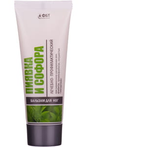 Бальзам для ног Пиявка и софора Фитобиотехнологии для лечения и профилактики варикозного расширения вен 75 мл