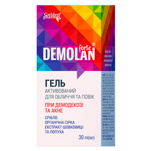 Гель для повік і обличчя Демолан Форте при демодекозі та акне Голден-фарм 30 мл