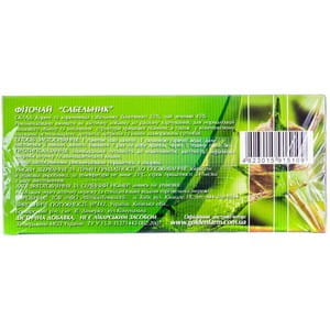 Фіточай Фітобіотехнології Сабельник 25 пакетів по 2 г