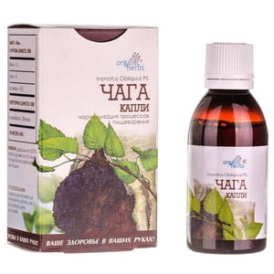 Чага Фітобіотехнології краплі для нормалізації процесів травлення флакон 50 мл