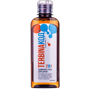 Шампунь-гель для душа Тербинакод 2 в 1 от перхоти и себореи 200 мл