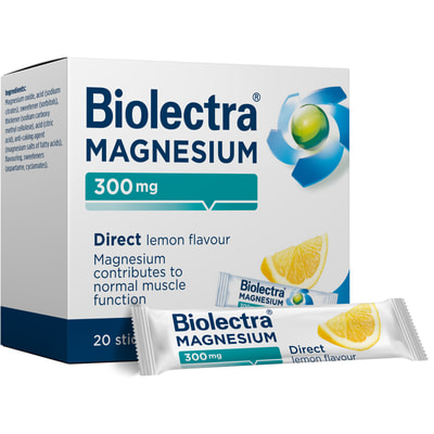 Биолектра Магнезиум Директ с лимонным вкусом в пакетах 20 шт