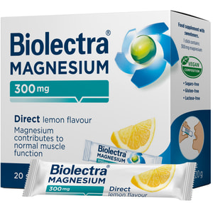 Биолектра Магнезиум Директ с лимонным вкусом в пакетах 20 шт