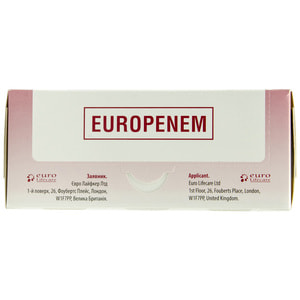 Европенем пор. д/р-ра д/ин. 1г фл. №10