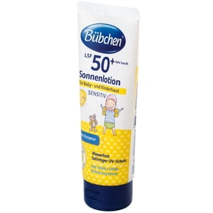 Молочко солнцезащитное детское BUBCHEN Sensitive (Бюбхен Сенситив) для тела с коэффициентом защиты SPF50+ 100 мл