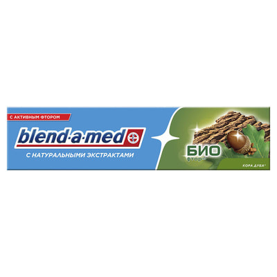 Зубная паста BLEND-A-MED (Блендамед) Био-фтор кора дуба 100 мл