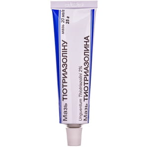 Тиотриазолина мазь 20мг/г туба 25г