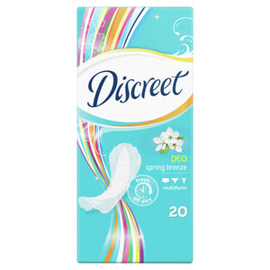 Прокладки щоденні жіночі DISCREET (Діскріт) Deo Spring Breeze Multiform (Део Спринг Бриз Мультиформ) Весняний бриз 20 шт