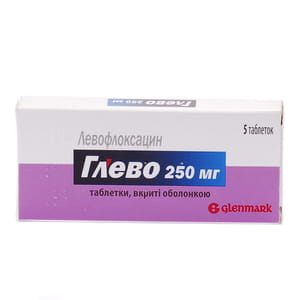 Глево табл. п/о 250мг №5