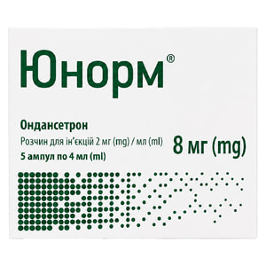 Юнорм р-р д/ин. 2мг/мл амл. 4мл №5