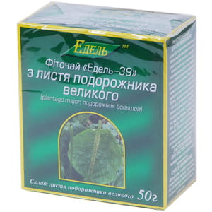 Фиточай Эдель №39 Листья подорожника 50 г