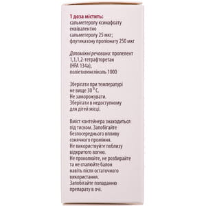 Аіртек аер. д/інг. дозов. 25/250мкг/доза конт. 120доз