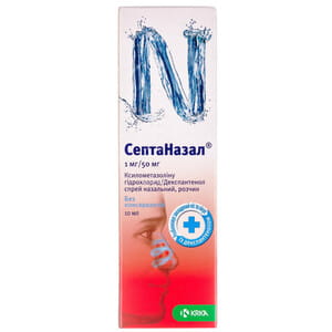 Септаназал д/взрослых спрей назал. фл. 10мл