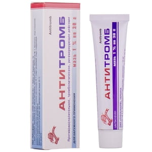 Антитромб мазь 1% туба 30г