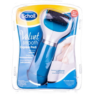 Пилка роликовая электрическая Scholl (Шолль) для удаления огрубевшей кожи стоп