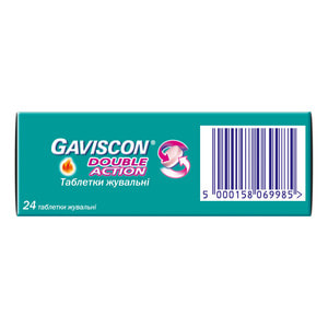 Гавискон двойного действия табл. жев. №24
