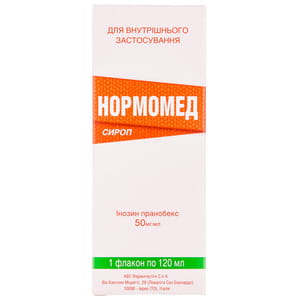 Нормомед сироп 50мг/мл фл. 120мл