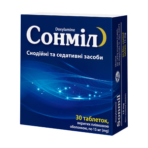Сонмил табл. п/о 15мг №30