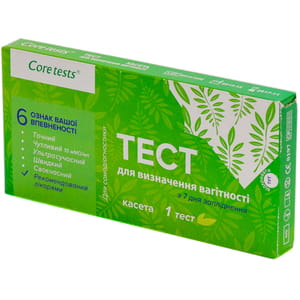 Тест кассета для определения беременности Core tests (Кор Тест) 1 шт