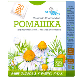 Фиточай Фитобиотехнологии Ромашка 20 пакетов по 1,5 г
