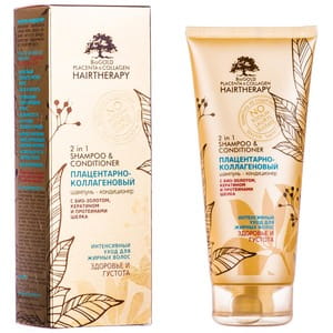 Шампунь-кондиционер для волос Биоголд плацентарно-коллагеновый для жирных волос 200 мл