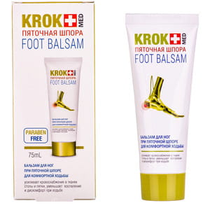 Бальзам для ніг Крок Мед П'яткова шпора для комфортної ходьби 75 мл