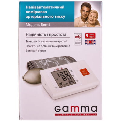 Измеритель (тонометр) артериального давления Gamma Semi (Гамма Семи) полуавтоматический