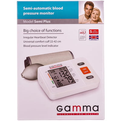 Измеритель (тонометр) артериального давления Gamma Semi Plus (Гамма Семи Плюс) полуавтоматический