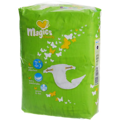 Подгузники для детей MAGICS (Магик) Flexidray Mini  (Флексидрай Мини) 2 от 3 до 6 кг 72 шт