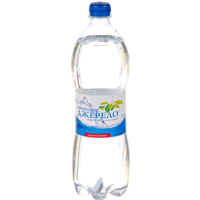 Вода питьевая Природне джерело сильногазированная 1 л