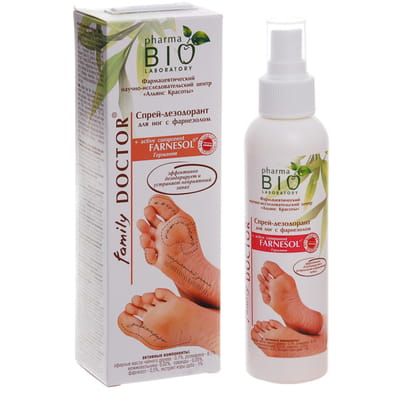 Спрей-дезодорант для ніг BIO PHARMA Біо Фарма з фарнізолом 150 мл