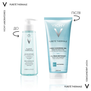 Гель для лица VICHY (Виши) Пюрте Термаль очищающий освежающий для всех типов кожи 200 мл