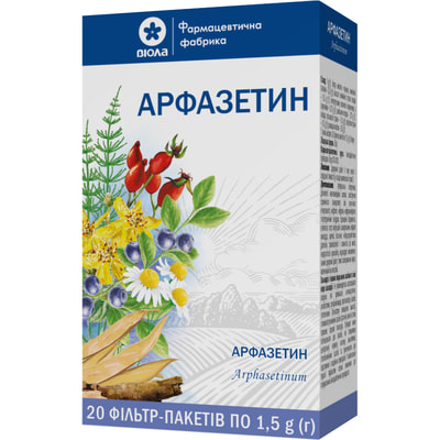 Арфазетин сбор фильтр-пакет 1,5г №20