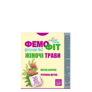 Фіточай Фітобіотехнології Фемофіт №2 жіночі трави в фільтр-пакетах по 1,5 г 20 шт