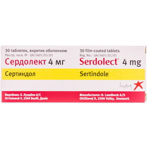 Сердолект табл. в/о 4мг №30