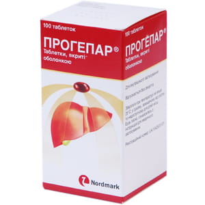 Прогепар табл. п/о фл. №100