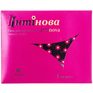 Гель Интинова для восстановления тонуса вагины в тубах по 5 г 7 шт
