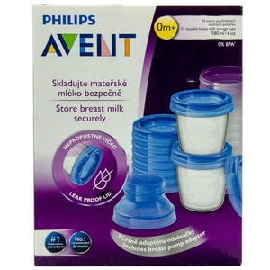 Контейнеры для хранения молока AVENT (Авент) SCF618/10 180 мл 10 шт