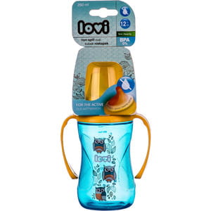 Кружка-непроливайка CANPOL (Канпол) LOVI (Лові) 35/331 з твердою насадкою бірюза з 12 місяців 250 мл