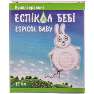 Эспикол Беби кап. орал. 40мг/мл фл. 15мл
